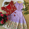 Kid’s Russian Dola Silk Lehengas