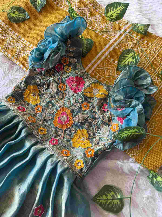Kid's Space Silk Gowns