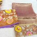 Embroidery Tissue Silk Sarees