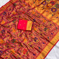 Soft Tissue Paithani Silk Sarees