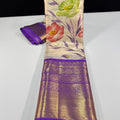 Hand Painted Banarasi Tissue Silk Sarees