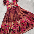 Kid's Kanjeevaram Silk Gowns