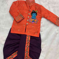 Raw silk kurta family outfits by Arhas Couture