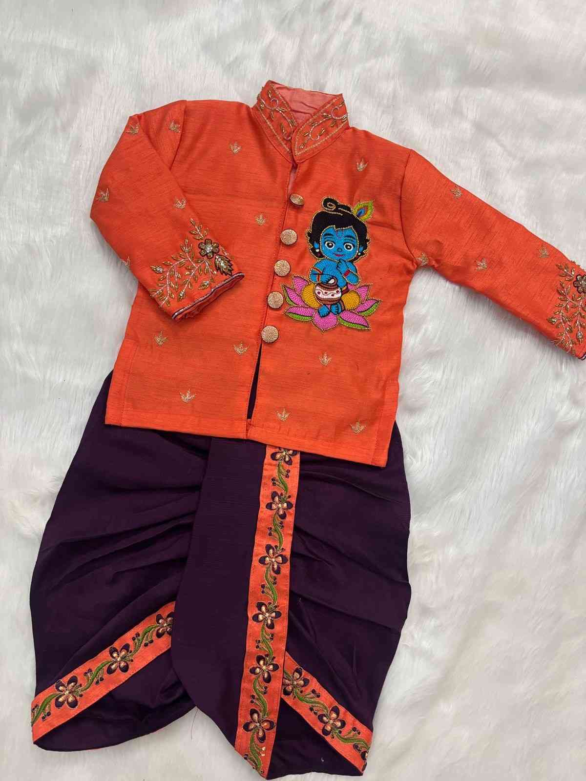 Raw silk kurta family outfits by Arhas Couture