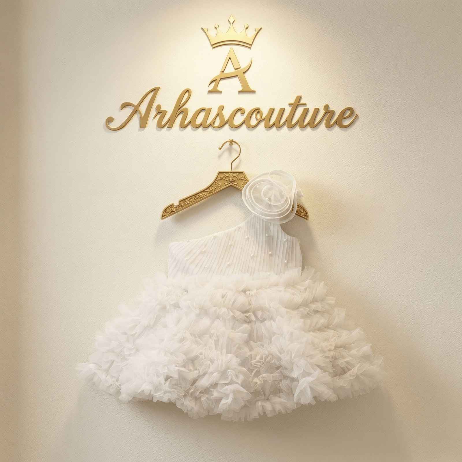 Little Queen ruffle gowns by Arhas Couture
