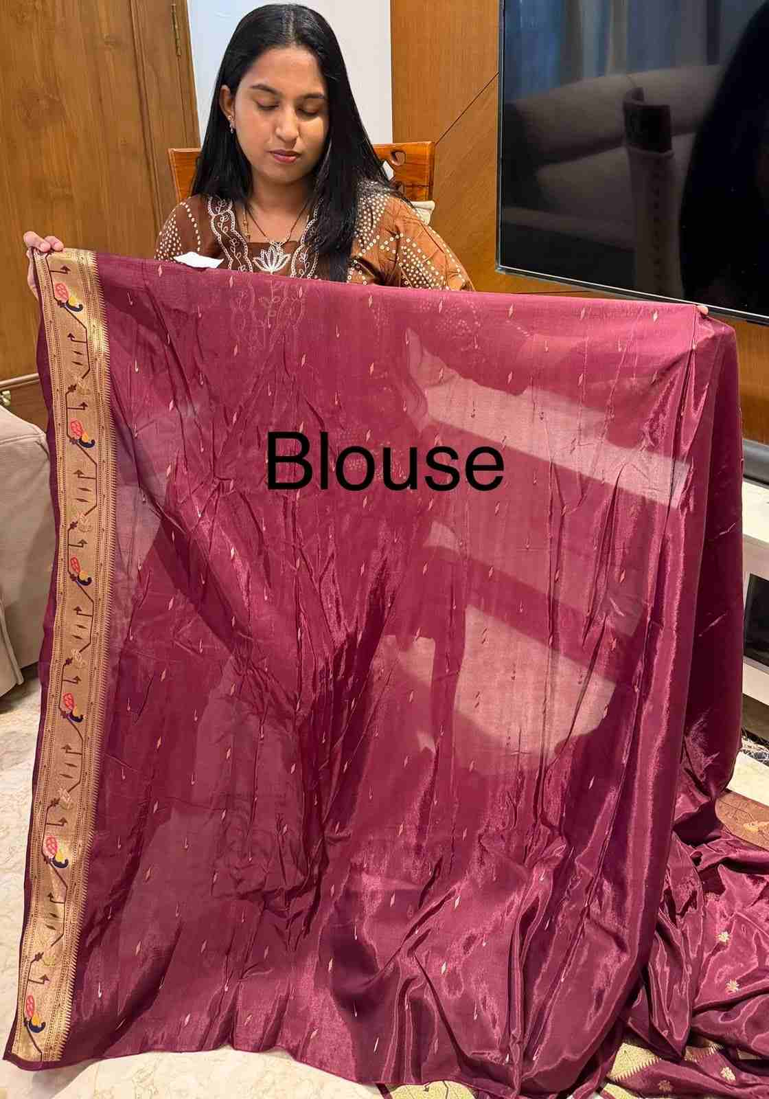 AC's Viscose Raw Silk Paithani Sarees