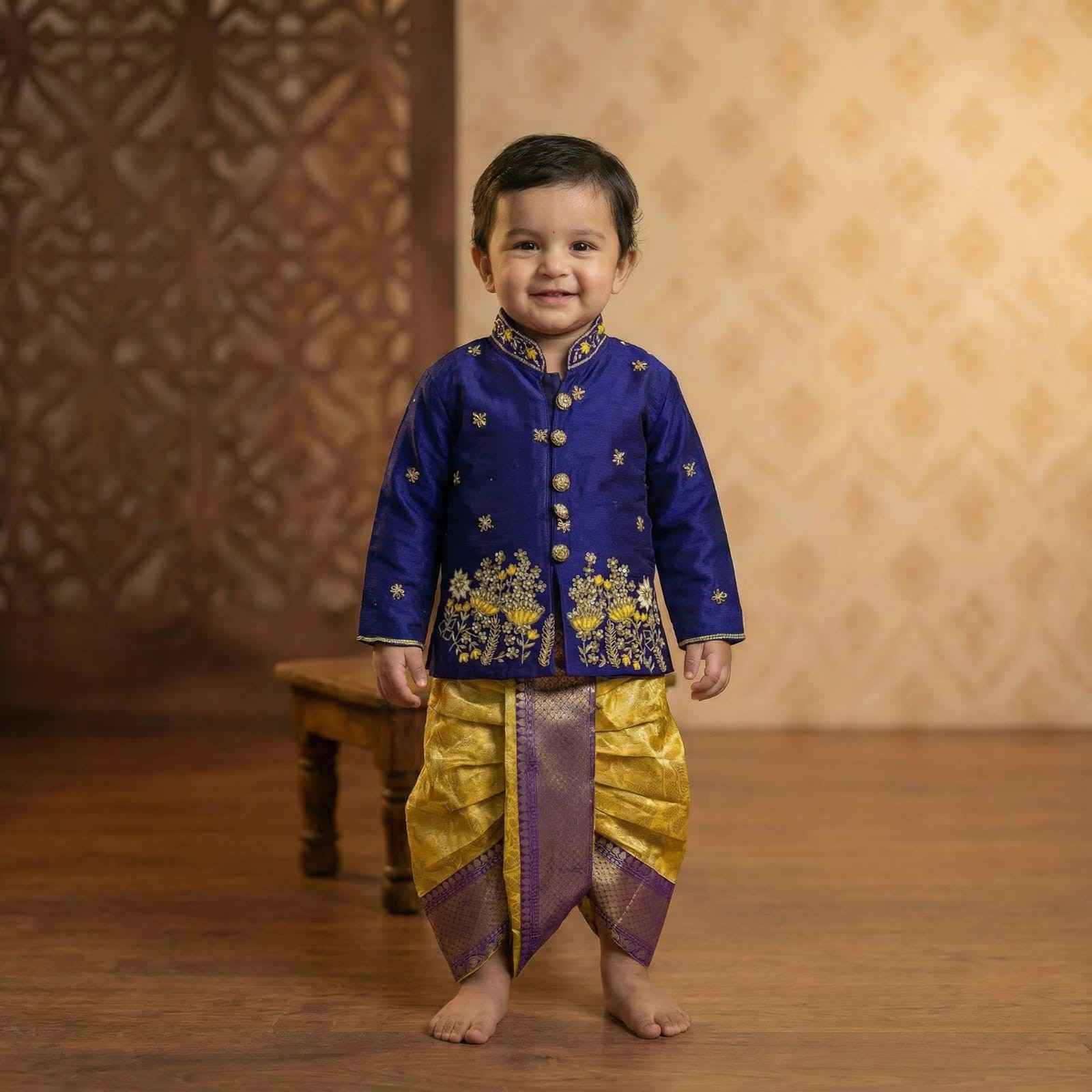 Semi Kanchi family outfit – colour 2 – Arhas Couture