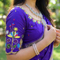 Maggam work family outfit – semi Kanchi lehenga – Arhas Couture