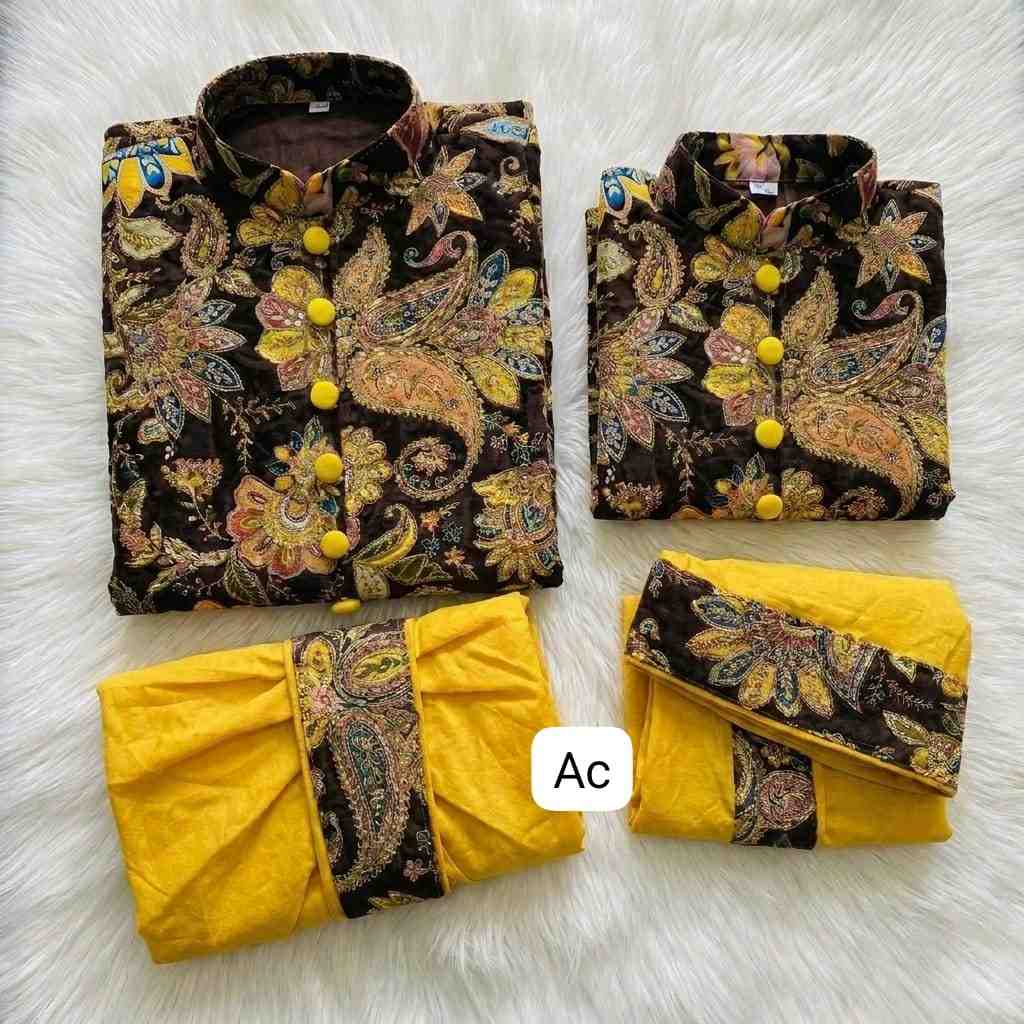 Printed Paisley Floral Family Outfits