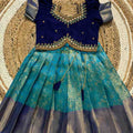 Semi Kanchi Tissue Silk Family Outfits