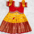 Banarasi raw silk family outfits by Arhas Couture