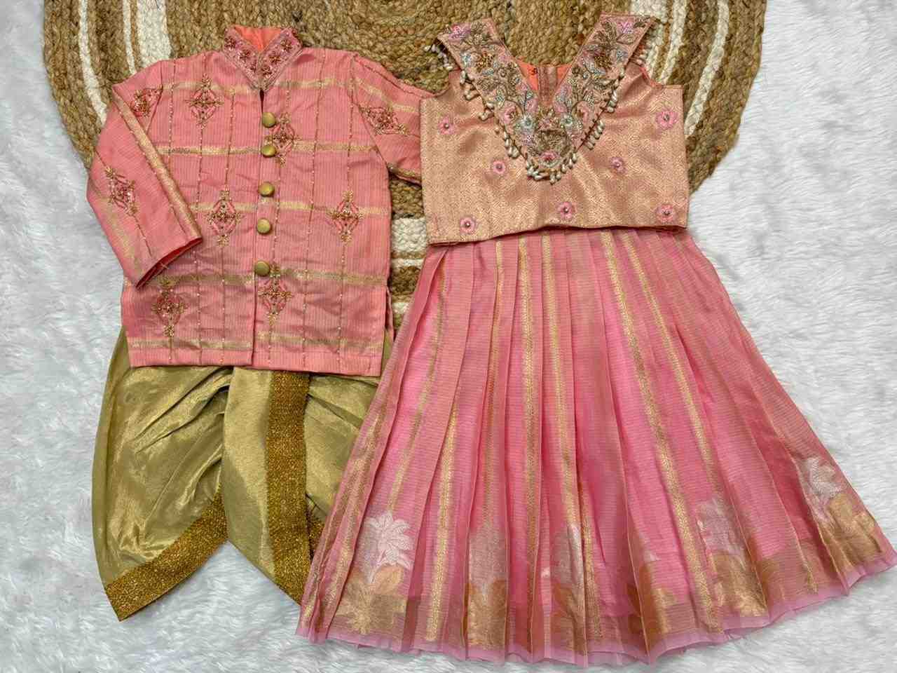 Soft tissue family outfit – colour view – Arhas Couture