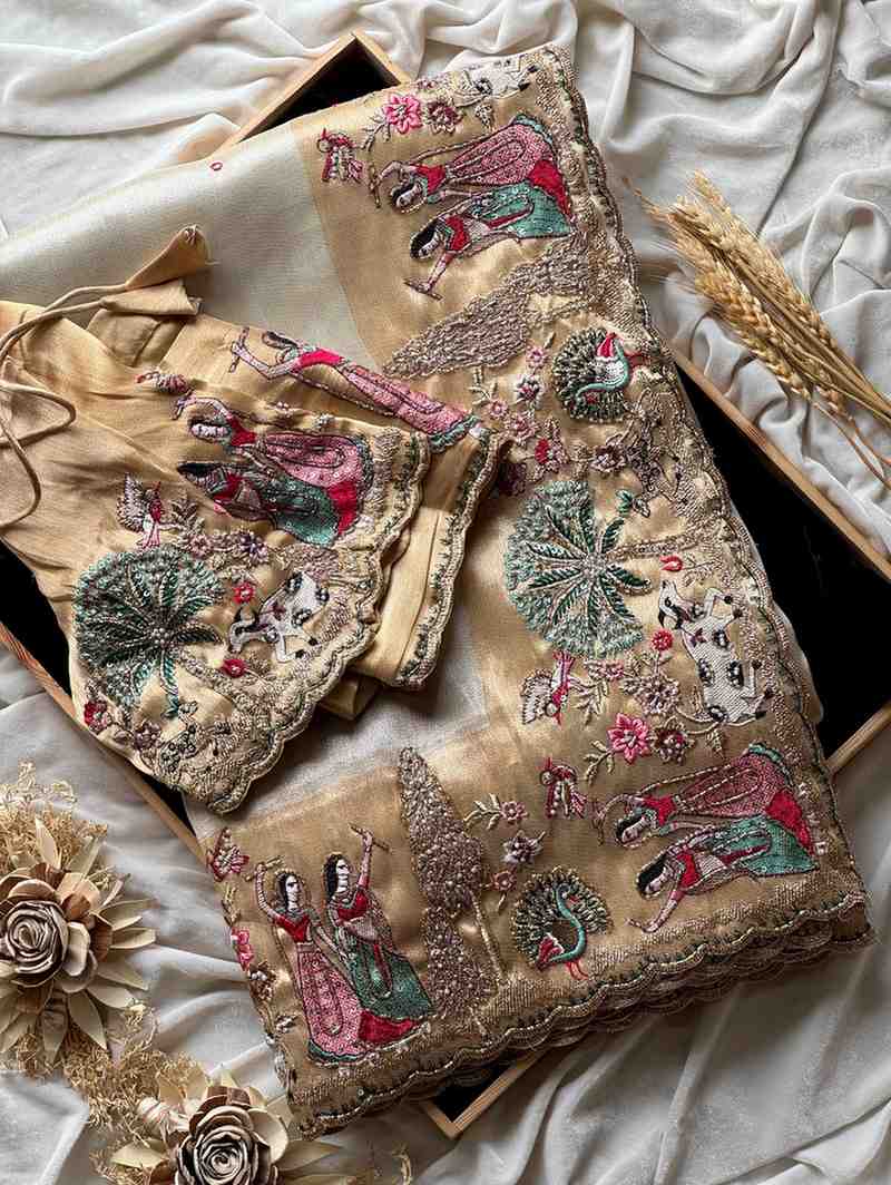 Soft Tissue Silk Saree