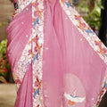 Crepe Silk Embroidery Sarees