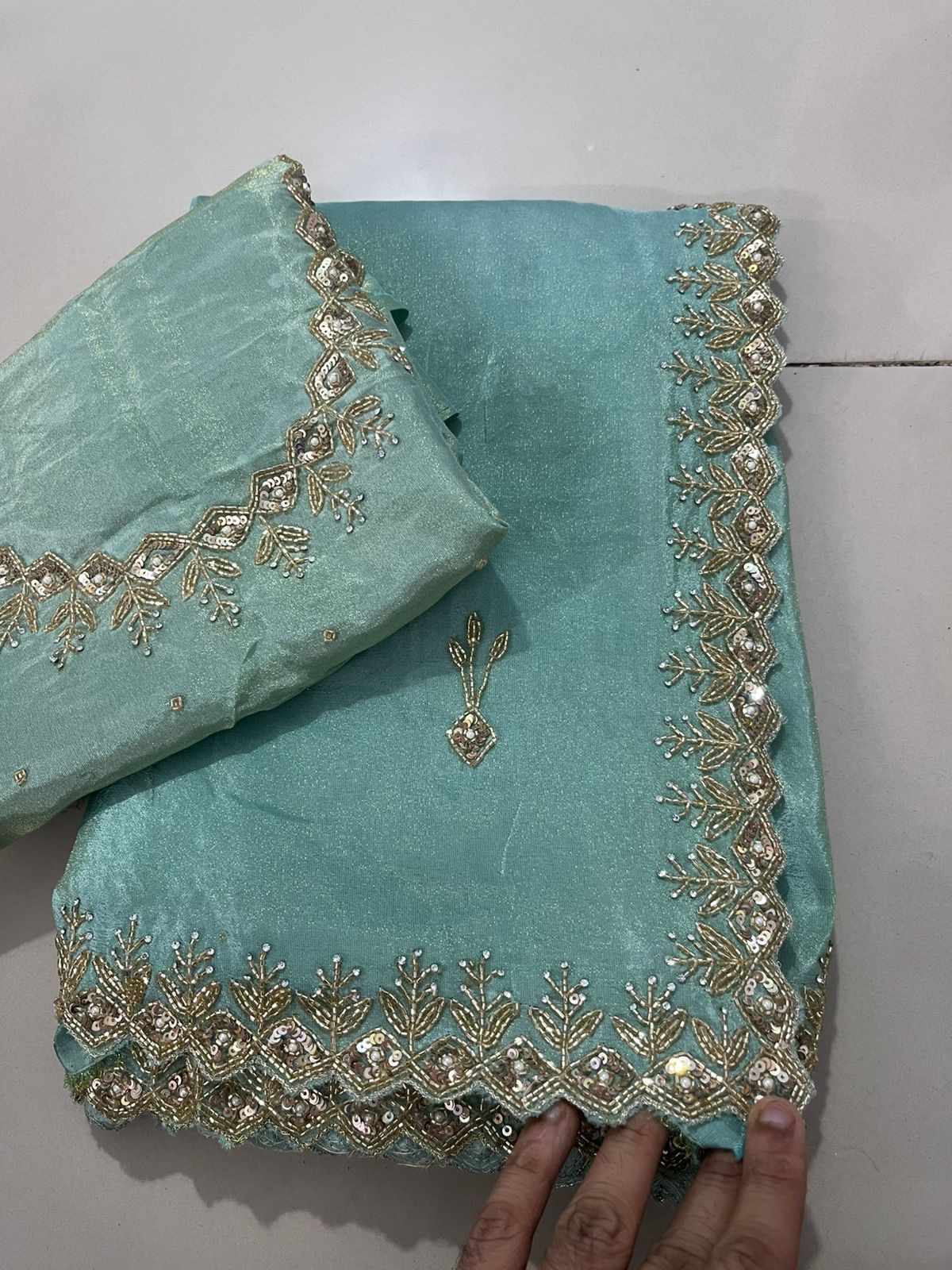 Handwork Tissue Silk Sarees