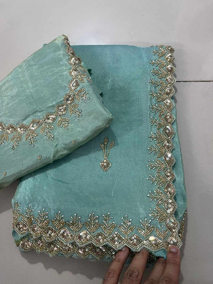 Handwork Tissue Silk Sarees