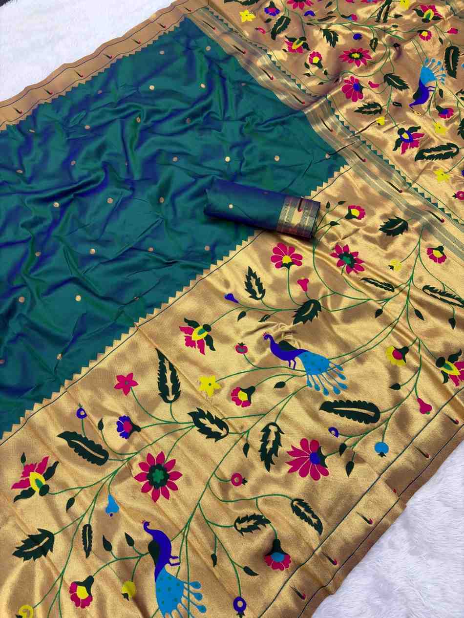 Fancy Paithani saree – colour 5 – Arhas Couture