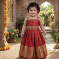 Semi silk family outfit – kids and Mom – Arhas Couture