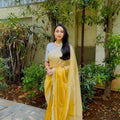 Fancy designer tissue silk saree – Arhas Couture