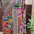 Fancy floral Georgette sarees by Arhas Couture