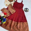 Kid's Soft Silk Gowns