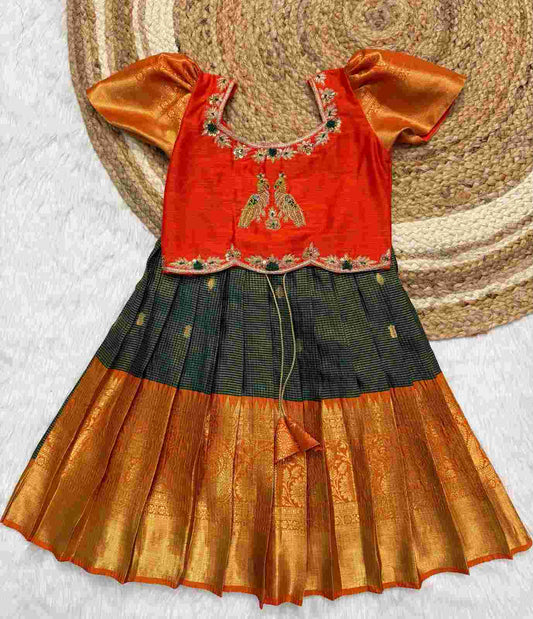 Gadwal Silk Family Outfits