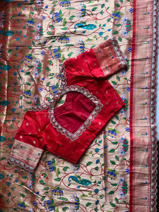 Banarasi Paithani Silk Saree