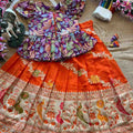 Kid's Khadi Silk Lehengas