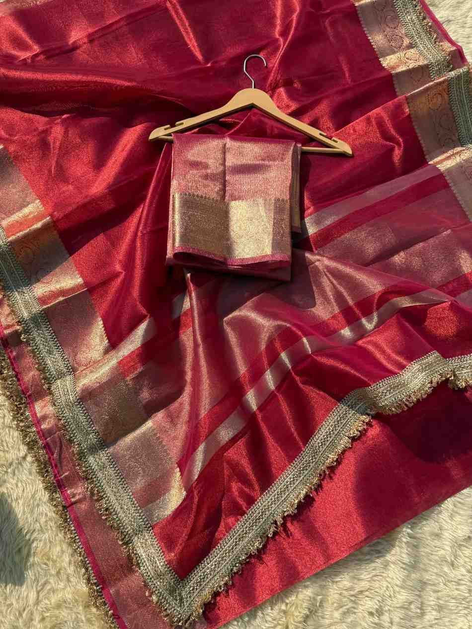 Semi Tissue Banarasi Sarees