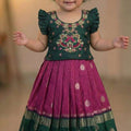 Kid's Banarasi Silk Family Outfits
