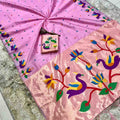 Fancy Khadi raw silk saree – colour 4 – Arhas Couture
