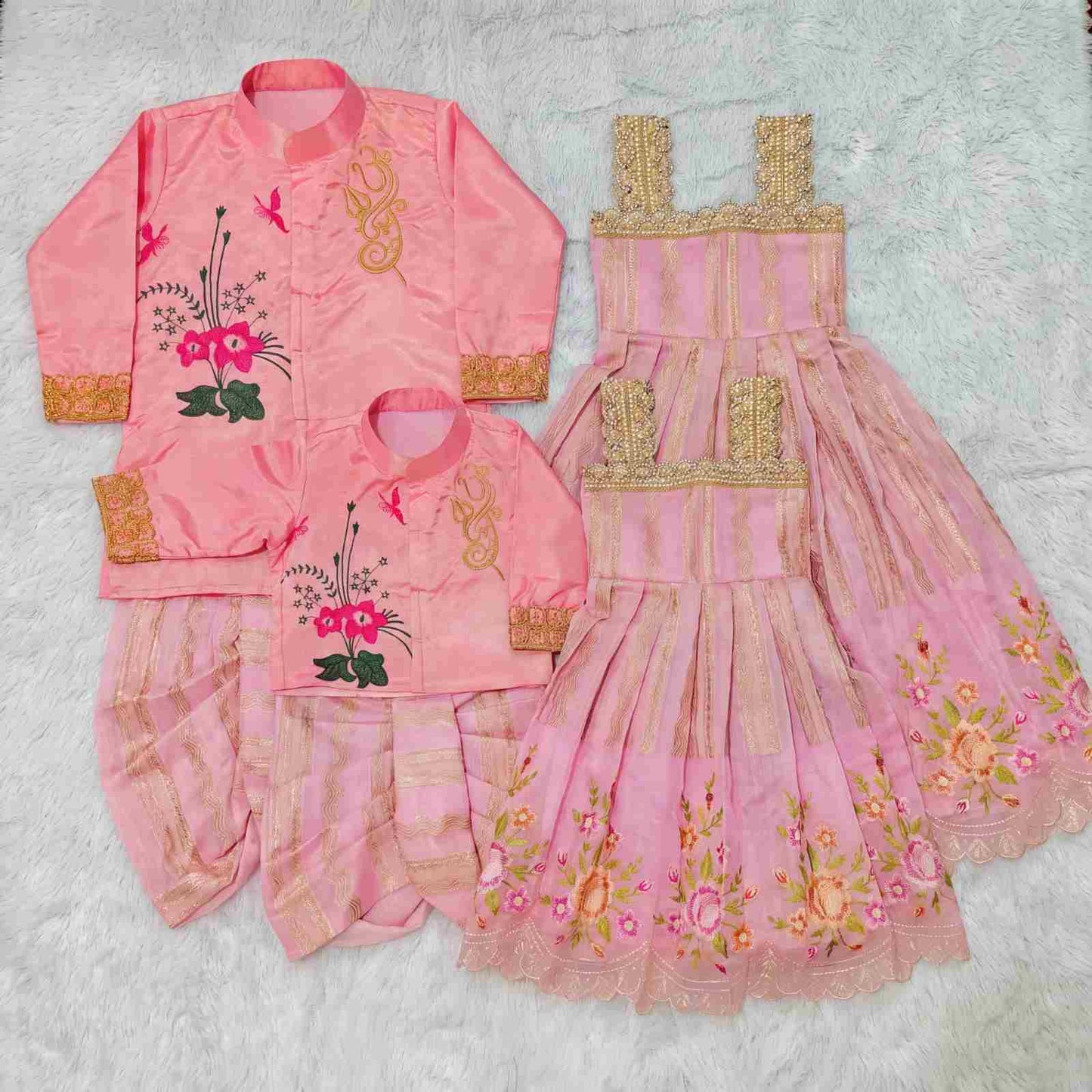 AC's Soft Silk Family Outfits