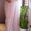 Handwork Net Saree