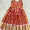 Kids tissue silk frock – colour 1 – Arhas Couture