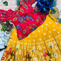 Kid's Natural Crepe Silk Lehengas
