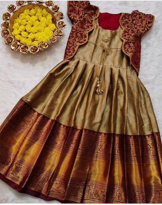 Soft Lichi Silk Frocks