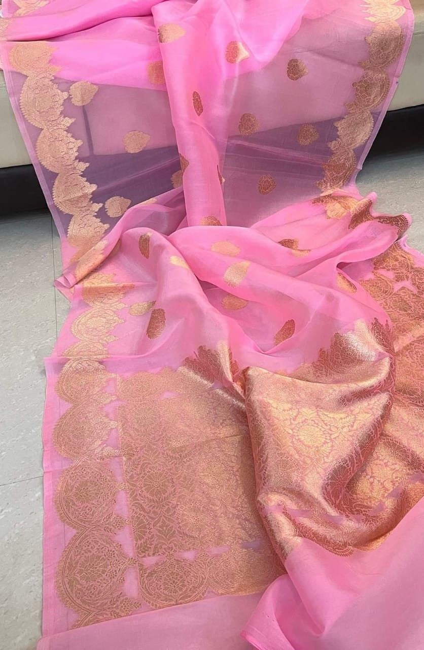 Banarasi Kora Organza Sarees