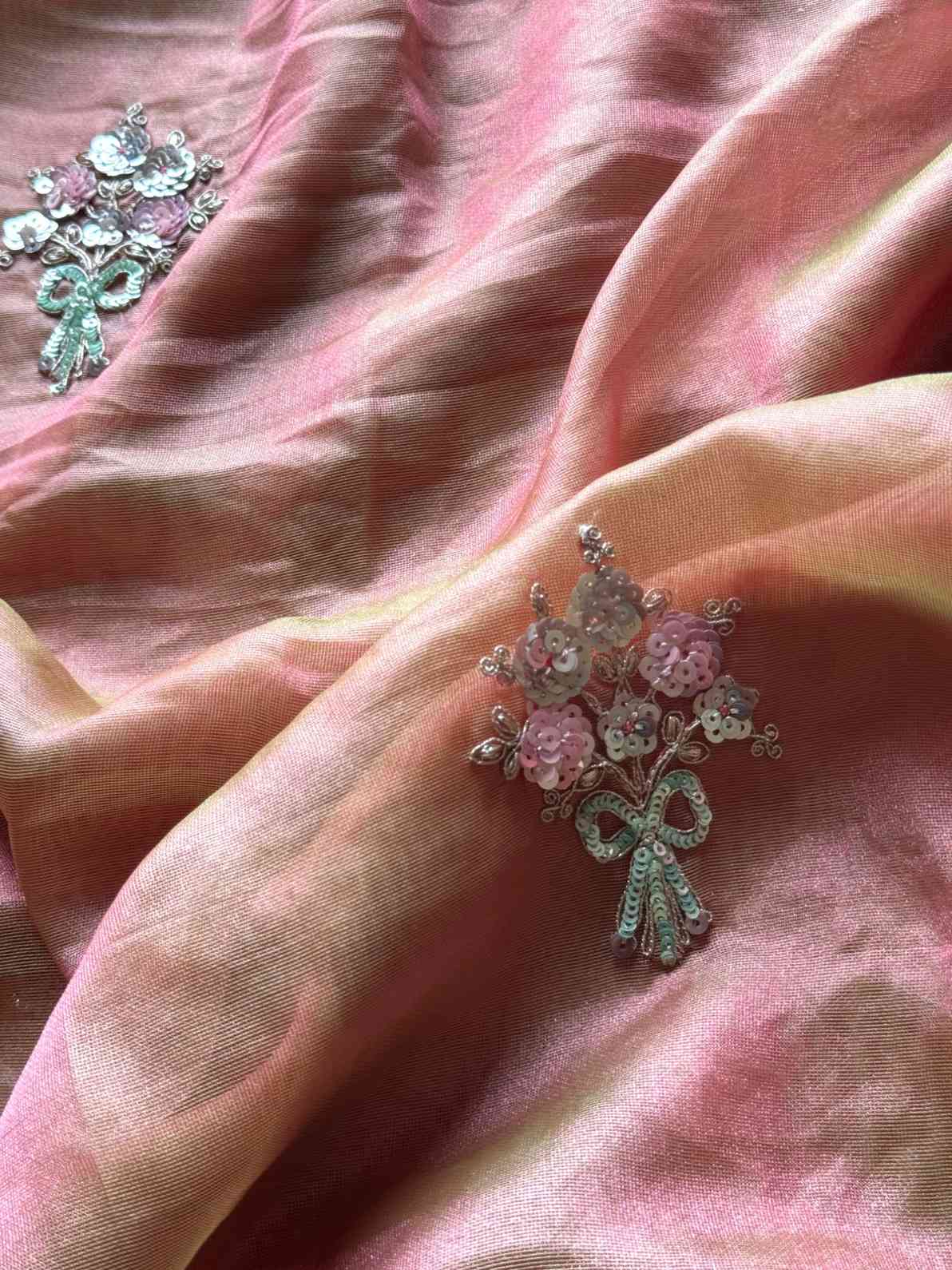 Tissue Silk Sequence Saree