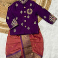 Semi Gadwal Silk Family Outfits