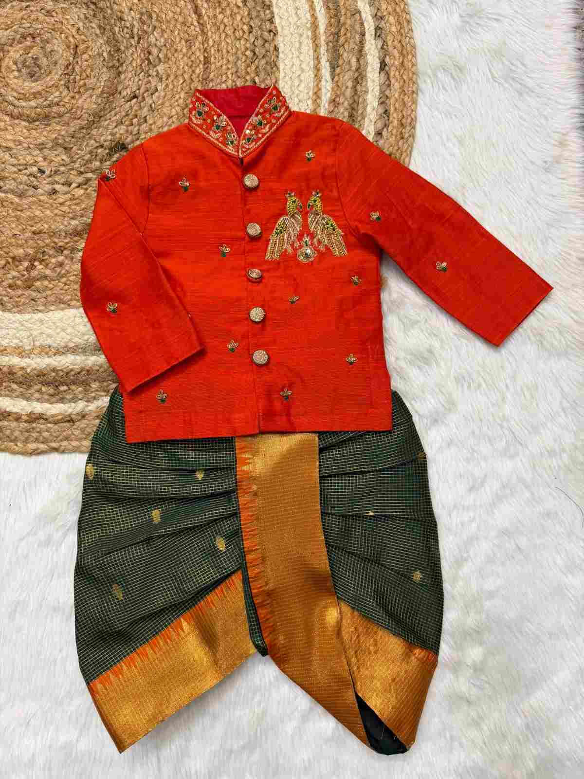 Gadwal Silk Family Outfits