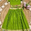Kid's Paithani Silk Lehengas