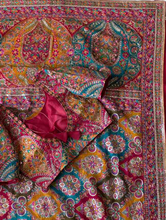Fancy crepe saree – colour 2 – Arhas Couture