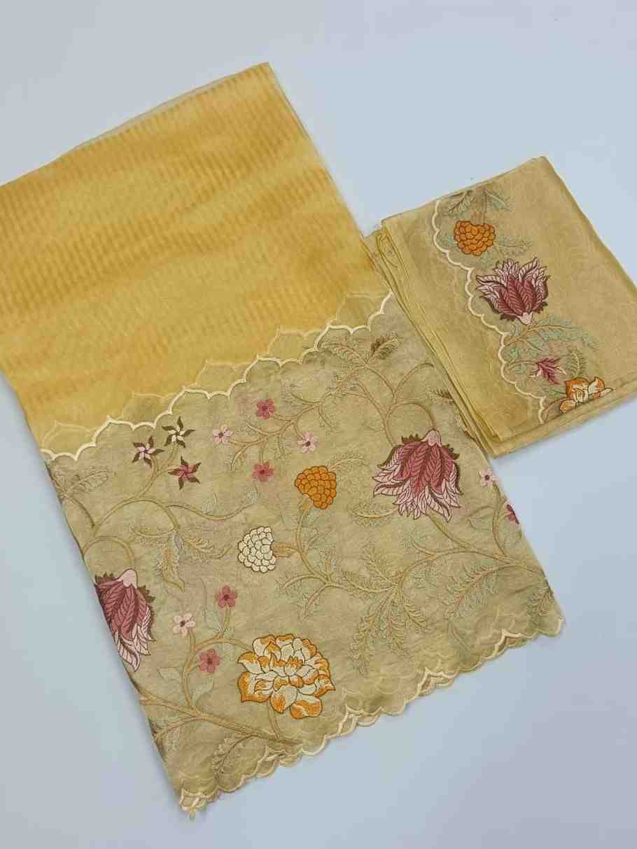 Kora Organza Floral Sarees