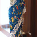 Fancy Parsi Gara embroidery saree with 3D floral prints – Arhas Couture
