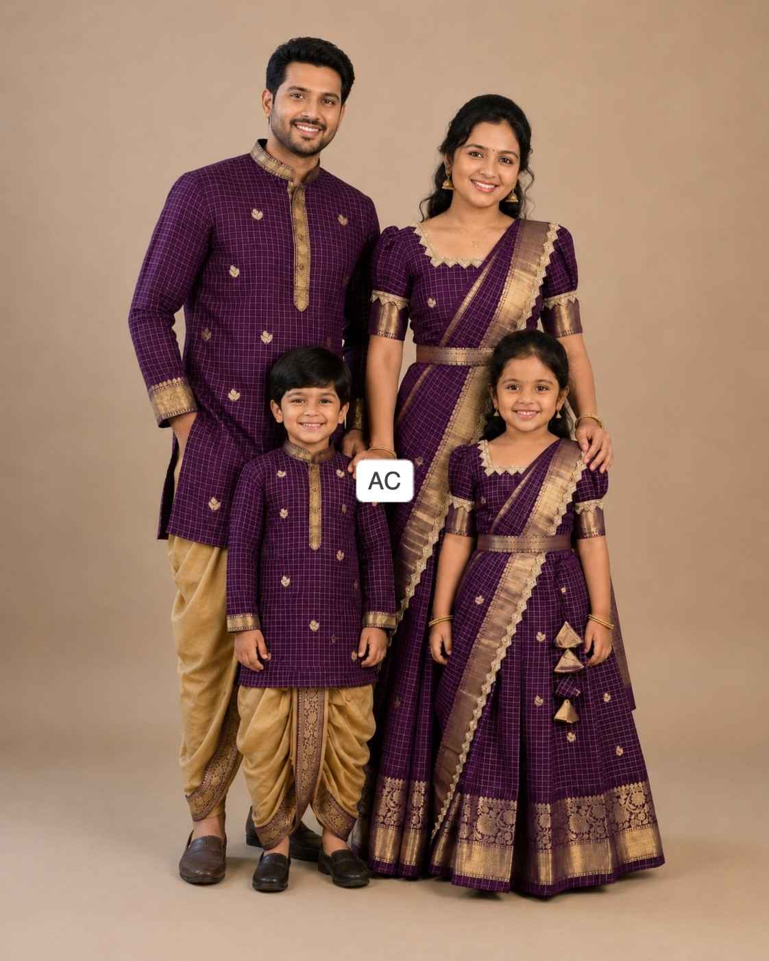 AC's Semi Banarasi Family Outfits