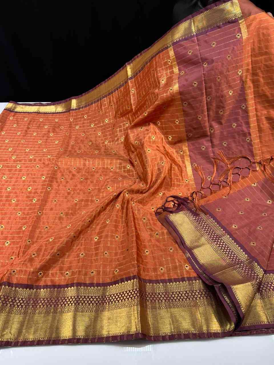 Semi Kanchi family outfit – blouse detail – Arhas Couture