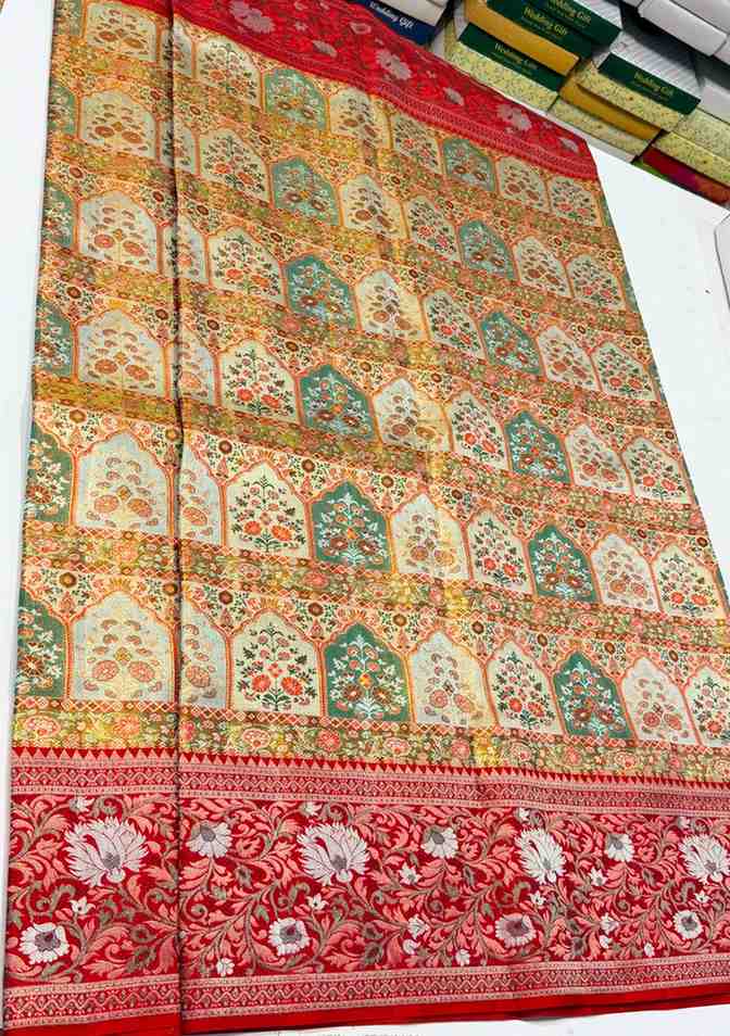 Meenakari Kanchi Silk Saree