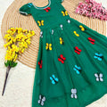 Kid's Blooming Georgette Gowns