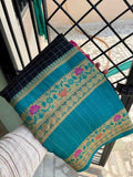 Fancy Banarasi Kora organza saree with Ganga Jamuna border – Arhas Couture