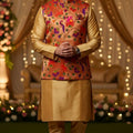 Fancy semi silk brocade Paithani jacket – Arhas Couture